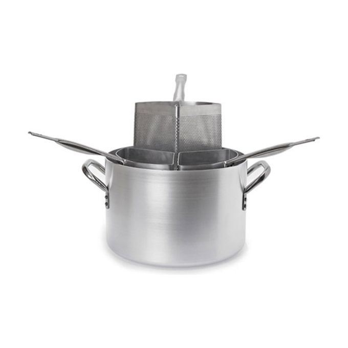 Ballarini BLL675I36 Professionale Cuocipasta 3 Spicchi in Alluminio 36 cm colore Grigio