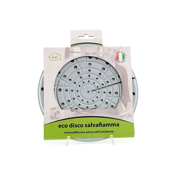 3C Casa BIG Spargifiamma Piastra Radiante per Fornelli a Gas Acciaio 20 cm colore Grigio