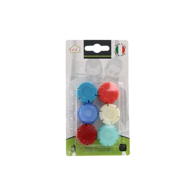 Eliplast EPL390V73 6 Tappi per Bottiglie in Plastica Vivi