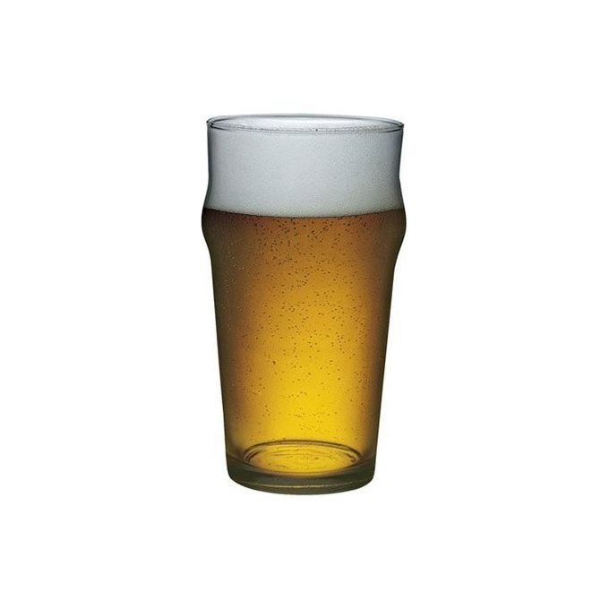 Bormioli Rocco 394320 Nonix Bicchieri da Birra Mezza Pinta Impilabili Set 12 pezzi 29,4 cl