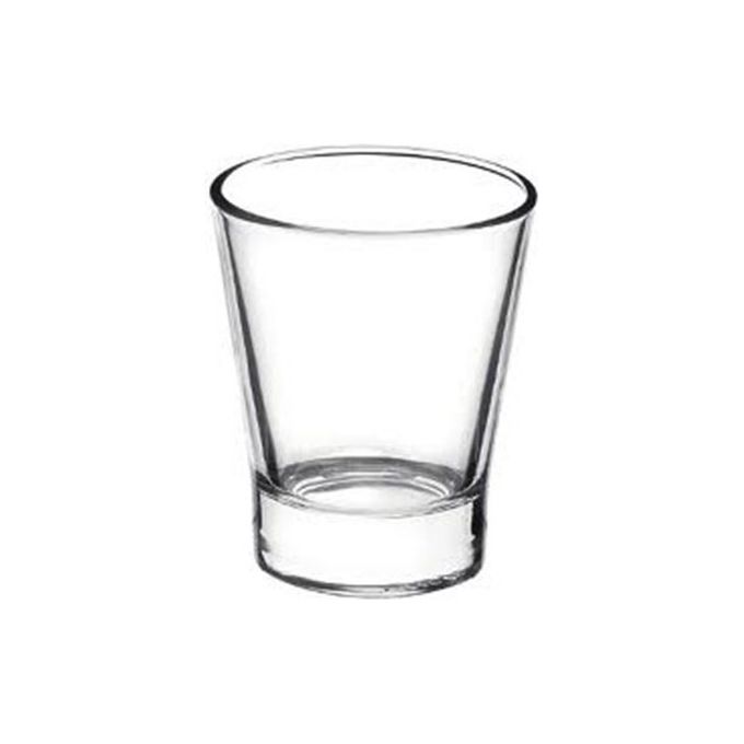 Bormioli Rocco 120202-B33 Caffeino Bicchieri da Caffe' in Vetro Temperato 8,5 cl Confezione da 6 Pezzi