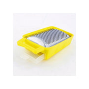 Gnali GNA400V48 Grattugia con Bacinella Acciaio Inox Contenitore in Plastica 23.5x13x6.5 cm colore Cromo