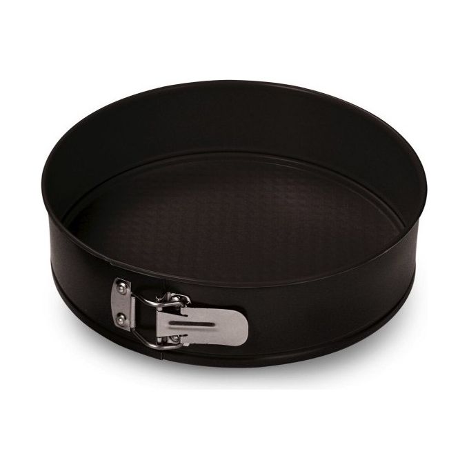 Guardini 85122E Gardenia Tortiera Apribile 1 Fondo 22 cm Acciaio Antiaderente Made in Italy colore Nero