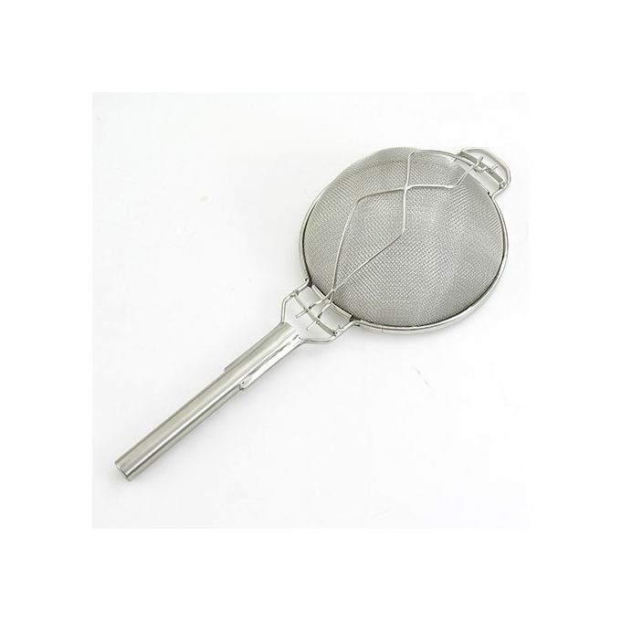 ILSA ILS300130 Colabrodo Rinforzato in Acciaio Inox con Doppia Rete 30 cm colore Acciaio