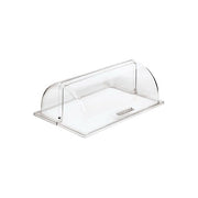 ILSA ILS310717 Coperchio Roll-Top Rettangolare in Policarbonato GN 1-1 53x32 5x17 cm colore Trasparente