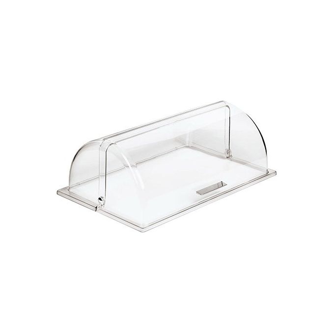 ILSA ILS310717 Coperchio Roll-Top Rettangolare in Policarbonato GN 1-1 53x32 5x17 cm colore Trasparente