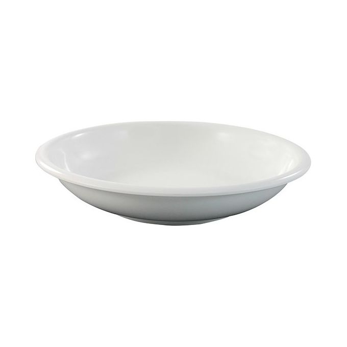 ILSA 444 Joo Piatto da portata tondo in melamina diametro 36,5 cm altezza 7,5 cm colore Bianco