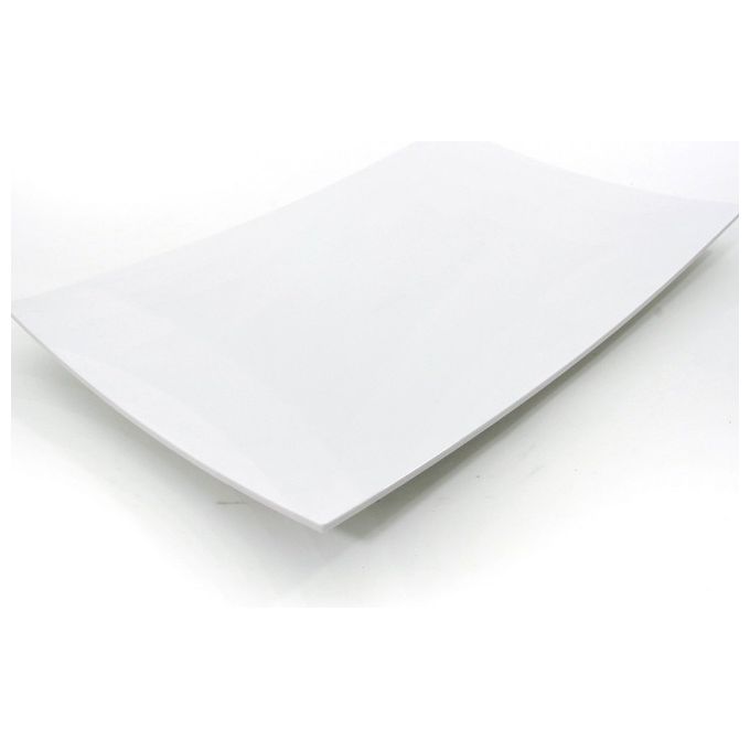 ILSA 971 Luna Piatto GN Curvo in Melamina Avorio 53x32,5 cm colore Avorio