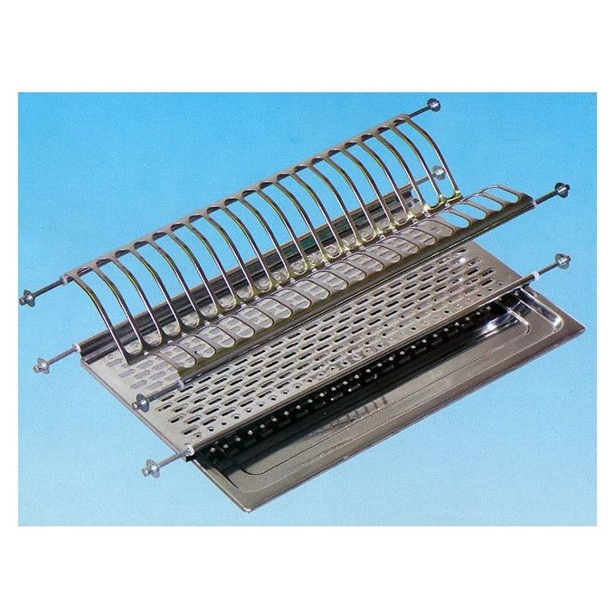 Lavenox B SWV6618 C TERN Scolapiatti in acciaio inox da incasso 66 cm colore Acciaio