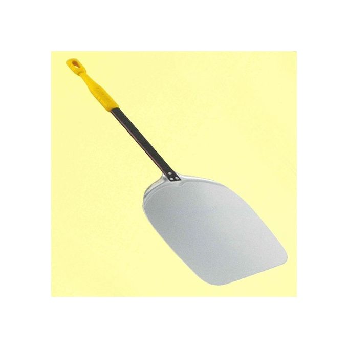 Lilly Codroipo LLL470065 Pala Pizza in Lega di Alluminio 33x135 cm Microforata per Scorrimento Ottimale colore Marrone e Silver