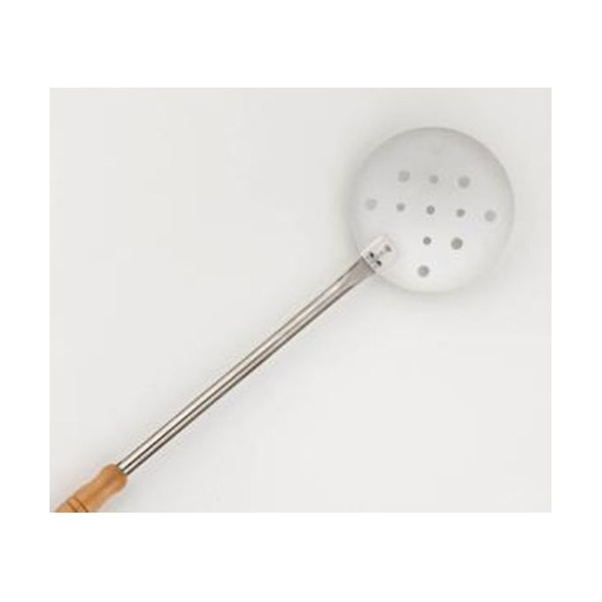 Lilly 3641520 Codroipo Forata Pala per Cuocere Pizza Acciaio Inox 20 cm Manico 170 cm colore Legno