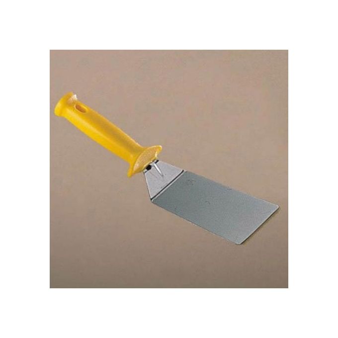 Lilly Codroipo 1511 Paletta per Pizza Rettangolare Acciaio Inox AISI 304 Manico Ergonomico Antinfortunistico 9x12 cm