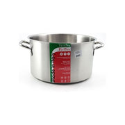 Casseruola fonda per induzione con 2 manici in acciaio inox Diametro 36 cm