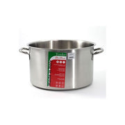 Casseruola alta per induzione con 2 manici in acciaio Inox Diametro 40