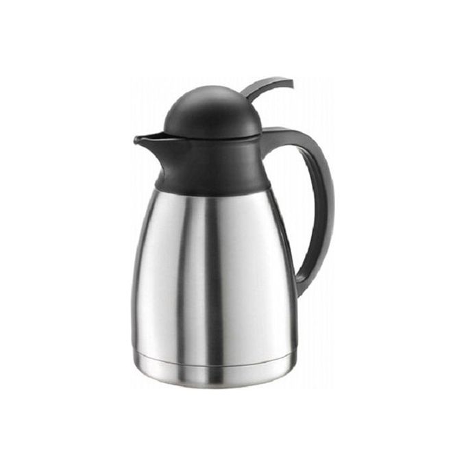 PINTINOX PNT910035 Caraffa Termica Vacuum Flask 1.5 L Acciaio Inox Mantenimento Termico 12h Lavabile in Lavastoviglie colore Acciaio