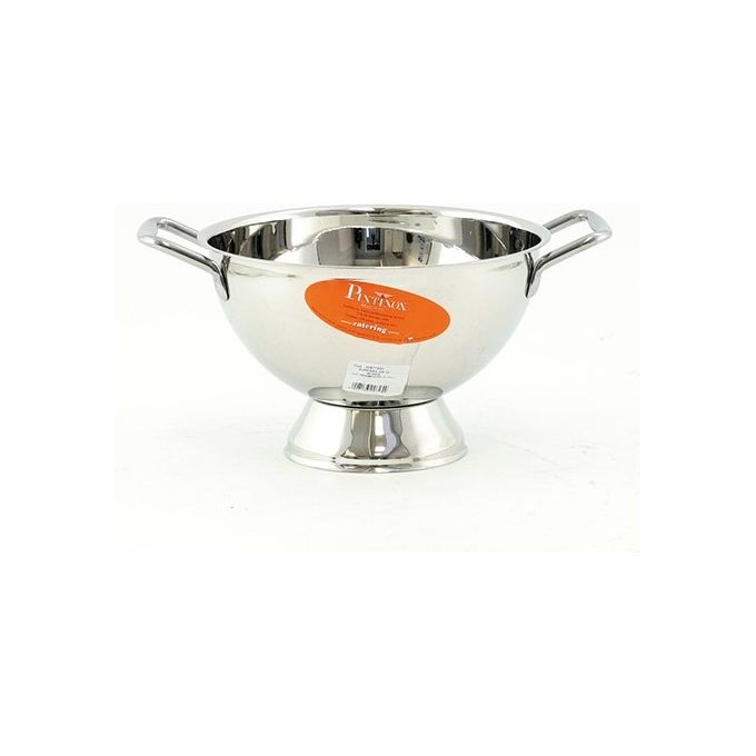Pintinox PNT054 Zuppiera Cilindrica in Acciaio Inox 18-10 con Due Manici 22 cm 3 lt