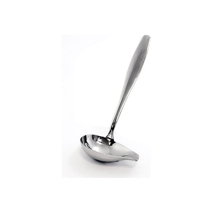 Piazza 321200 Mestolino per Sugo in Acciaio Inox con Beccuccio 16 cm Made in Italy