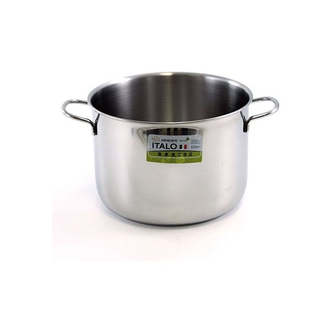 SACIM SCM630A28 ITALO Pentola in Acciaio Inox AISI430 per Induzione 28 cm Diametro 19 cm Altezza colore Acciaio