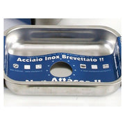 Steel pan Teglia Rettangolare 20x14 argento