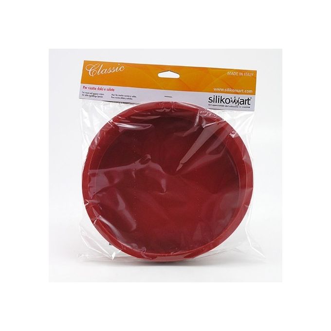 Silikomart SFT124 Classic Stampo per Torta Rotonda in Silicone 24 cm 1,7 L Made in Italy colore Terracotta