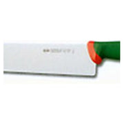 Sanelli SANELLI_308625 Premana Coltello Pasta Lama Rigida 25 cm Manico Antiscivolo con Tecnologia Antibatterica Biomaster colore Verde