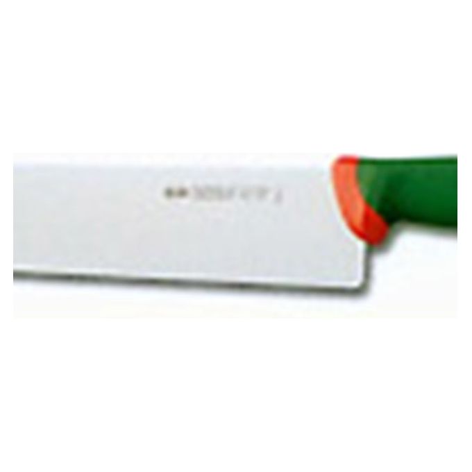Sanelli SANELLI_308625 Premana Coltello Pasta Lama Rigida 25 cm Manico Antiscivolo con Tecnologia Antibatterica Biomaster colore Verde