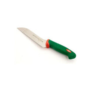Sanelli SN-443618 Premana Coltello Formaggio Zancato Lama 18 cm Acciaio Inox Manico Antiscivolo con Tecnologia Antibatterica Biomaster colore Verde-Rosso