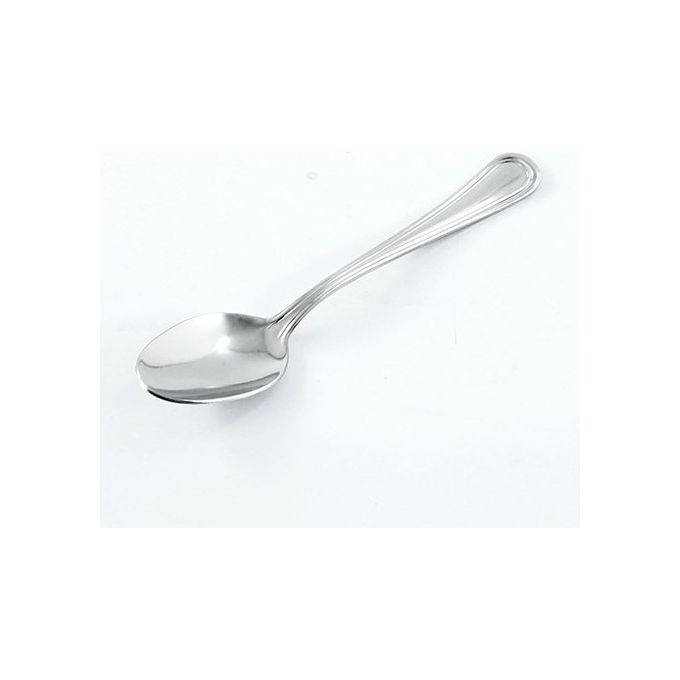 Salvinelli MOQU Queen Cucchiaini da Moka 12 pezzi Acciaio Inox 18-10 2.5 mm Finitura Lucida Made in Italy
