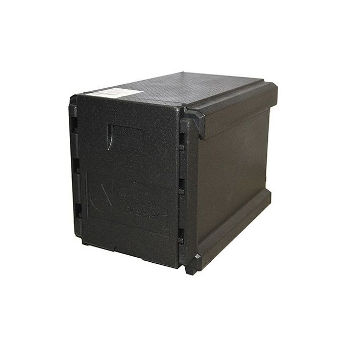 Thermohauser 8300018281 Combi Junior Box Termico 70 L EPP GN 1-1 con Sportello Anteriore e 10 Sponde colore Nero