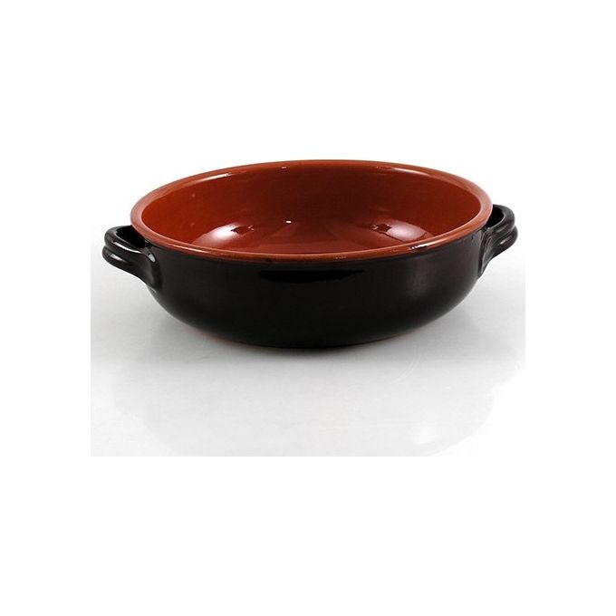 Vulcania 8010099002894 Casseruola in Terracotta 2 Manici Diametro 30 cm Capacita' 4.5 L colore Marrone
