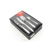 Abert MASTERB Servizio Posate 24 Pezzi in Acciaio Inox e ABS Moderno Elegante Lavabile in Lavastoviglie colore Bianco