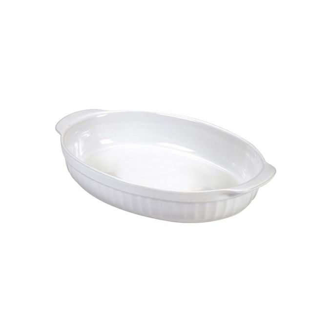 Guardini C00TC4 Ceramica Pirofila Ovale 22x14x5 cm da Forno e Microonde -18°C +250°C colore Bianco