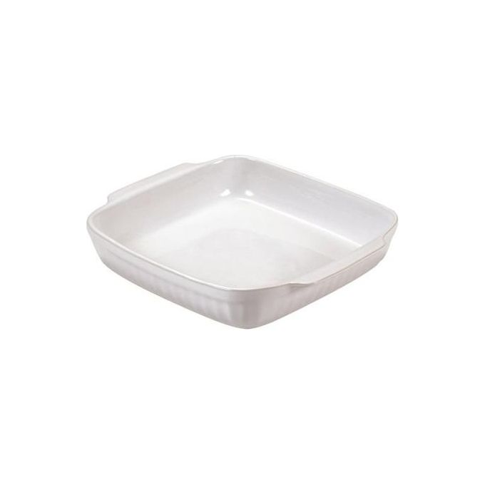 Guardini CTC22C Pirofila da forno quadrata in ceramica 18x16 cm forno e microonde colore Bianco