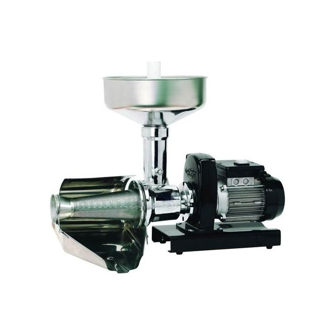 Pavi SM5-113 Spremipomodoro Elettrico con Motoriduttore 370 W 250 Kg-h Inox Made in Italy