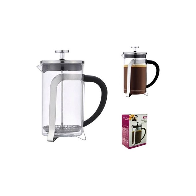 Ilsa ILS290B60 Caffettiera Teiera Pressofiltro French Press Vetro Borosilicato Acciaio Inox 18-10 60 cl