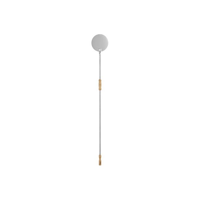 Lilly Codroipo LLL470089 Pala per Cuocere Pizza in Acciaio Inox Diametro 18 cm Lunghezza 190 cm colore Acciaio