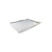 Vesna Group 025P5TI21020 Teglia Gastronorm 2-1 in Acciaio Inox 18-10 con Bordo Piano Altezza 20 mm colore Acciaio