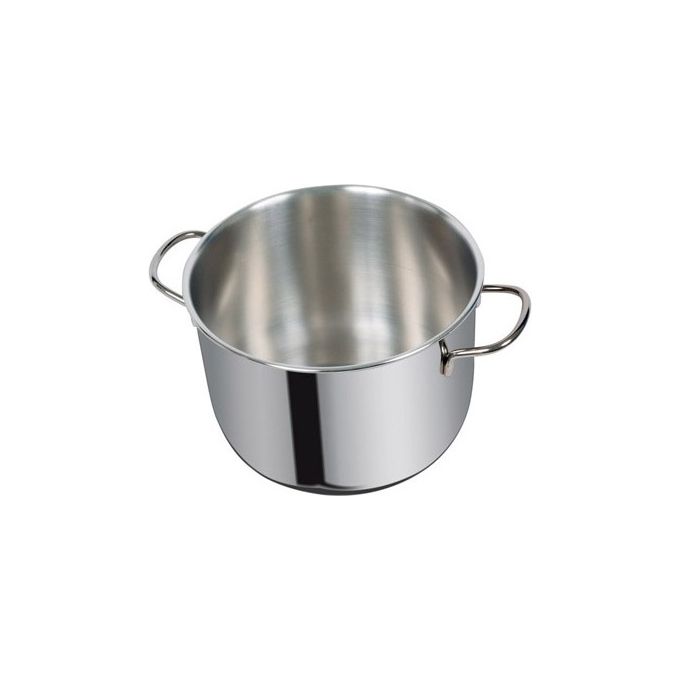 Sacim SCM600L24 Pentola 20 cm Acciaio Inox Triplo Fondo Superthermical Adatta a Tutti i Piani Cottura incluso Induzione Lavabile in Lavastoviglie colore Acciaio