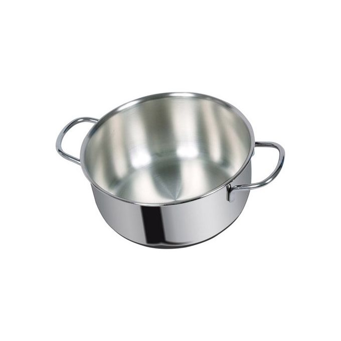 Sacim SCM600M26 Eco Casseruola Fonda 26 cm Acciaio Inox AISI 304 Induzione 5.8 L colore Nero