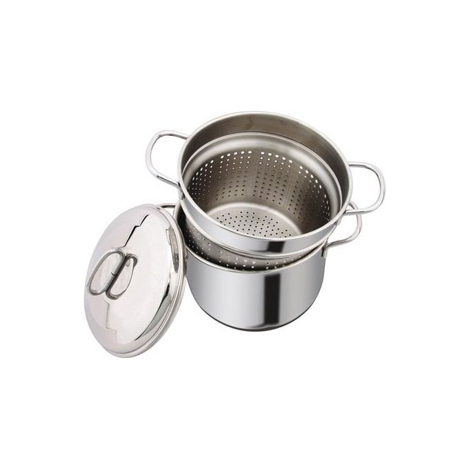 SACIM SCM600S20 Cuocitutto 2.0 L Acciaio Inossidabile 18 Cromo Adatto a Tutti i Piani Cottura incluso Induzione Coperchio con Foratura per Vapore colore Acciaio