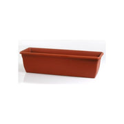 Stefanplast Vaso in Plastica Medio Rettangolare Coccio 80X20 H.16