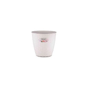 Stefanplast 73450 Natural Coprivaso Rattan da Interno Esterno 14 cm 1,1 lt colore Bianco