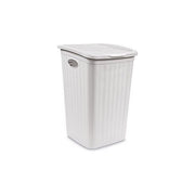 Stefanplast Porta Biancheria Elegance 36 Litri Bianco con Design Moderno e Funzionalita' Ottimale per un'Organizzazione Superiore della Biancheria