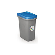 Stefanplast Pattumiera Eco System 15 Litri Grigio-Blu