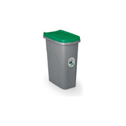 Stefanplast Pattumiera Eco System 25 Litri Grigio-Verde
