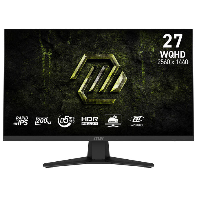 MSI MAG 274QF E20 Monitor Gaming 27'' WQHD 2560x1440 Rapid IPS 200Hz 0,5ms AMD FreeSync Premium HDR colore Nero