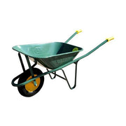 Smai 3CIT021 Carriola Professionale Vasca 80 l Ruota Antiforo Poliuretano Telaio Tubolare 30x1,5 mm Bordo Antitaglio 14 Kg
