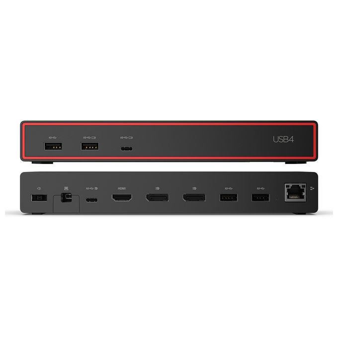 Lenovo 40BF0100IT ThinkPad USB4 Dock 5000 Docks e Replicatori di Porte Thunderbolt 4 Fino a 100 W colore Nero