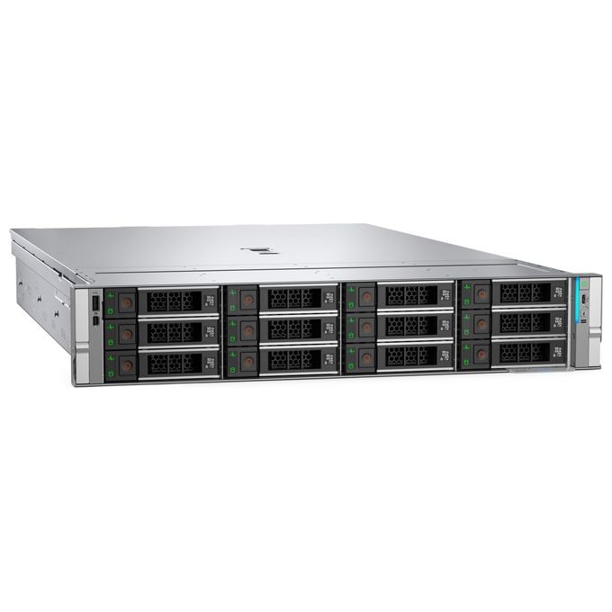 Dell PowerEdge R570 server rack 2U, Intel Xeon 6507P, 32 GB DDR5, SSD 960 GB SATA III, 2x 1100 W, iDRAC10