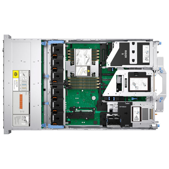 Dell PowerEdge R570 server rack 2U, Intel Xeon 6507P, 32 GB DDR5, SSD 960 GB SATA III, 2x 1100 W, iDRAC10